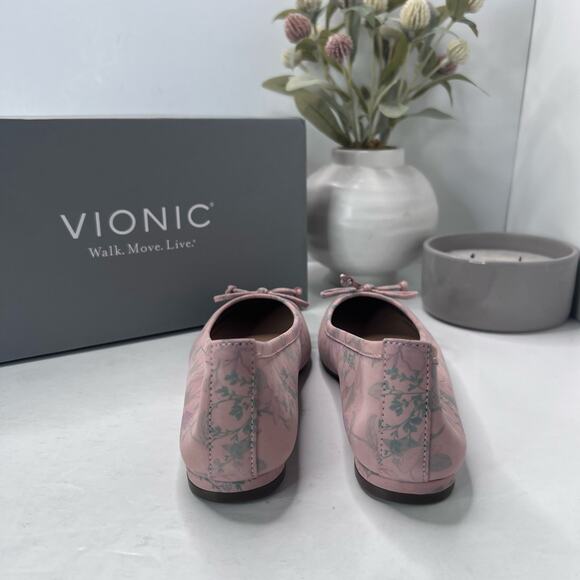 Vionic Callisto Ballet Shoes H7709L1400 Peach Botanic Women's 5M NWB - Picture 4 of 10
